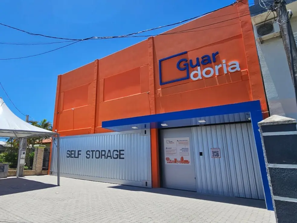 Fachada da Guardoria Self Storage — Capão da Canoa/RS