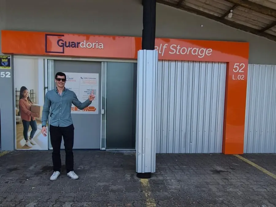Fachada da Guardoria Self Storage — Passo de Torres/SC